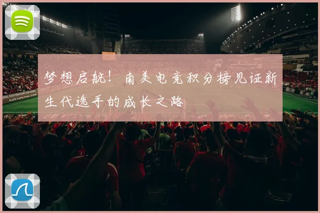 梦想启航！南美电竞积分榜见证新生代选手的成长之路
