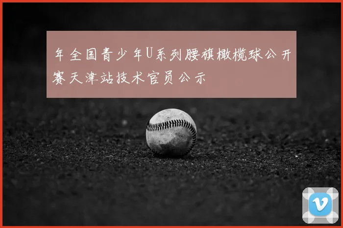 年全国青少年U系列腰旗橄榄球公开赛天津站技术官员公示